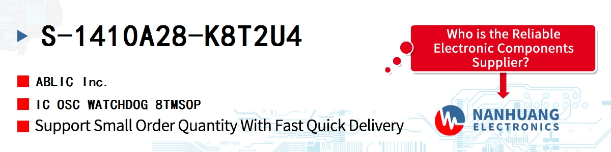 S-1410A28-K8T2U4 ABLIC IC OSC WATCHDOG 8TMSOP