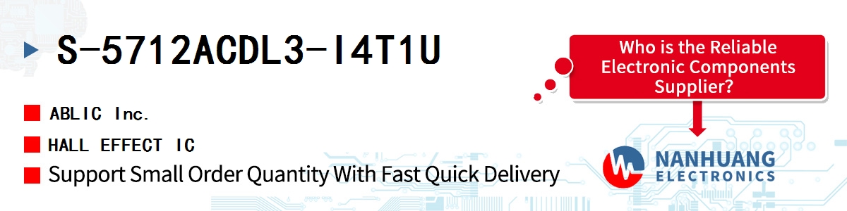 S-5712ACDL3-I4T1U ABLIC HALL EFFECT IC