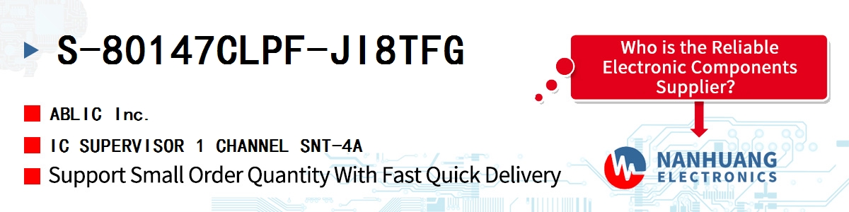 S-80147CLPF-JI8TFG ABLIC IC SUPERVISOR 1 CHANNEL SNT-4A