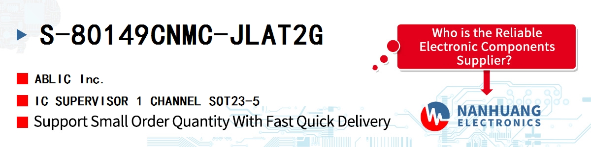 S-80149CNMC-JLAT2G ABLIC IC SUPERVISOR 1 CHANNEL SOT23-5