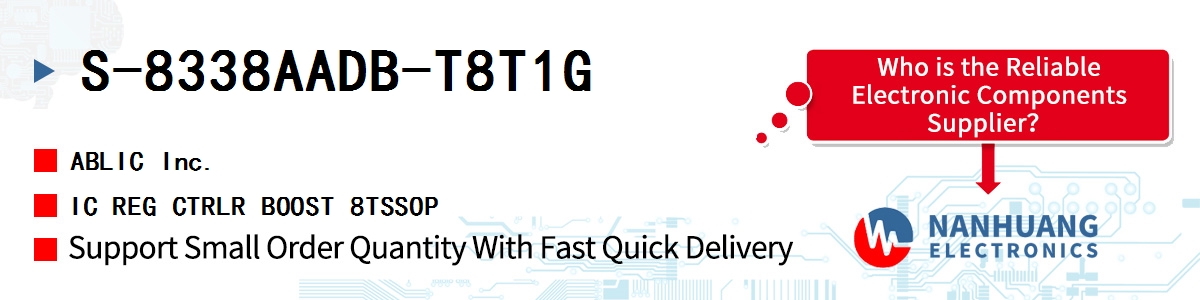 S-8338AADB-T8T1G ABLIC IC REG CTRLR BOOST 8TSSOP