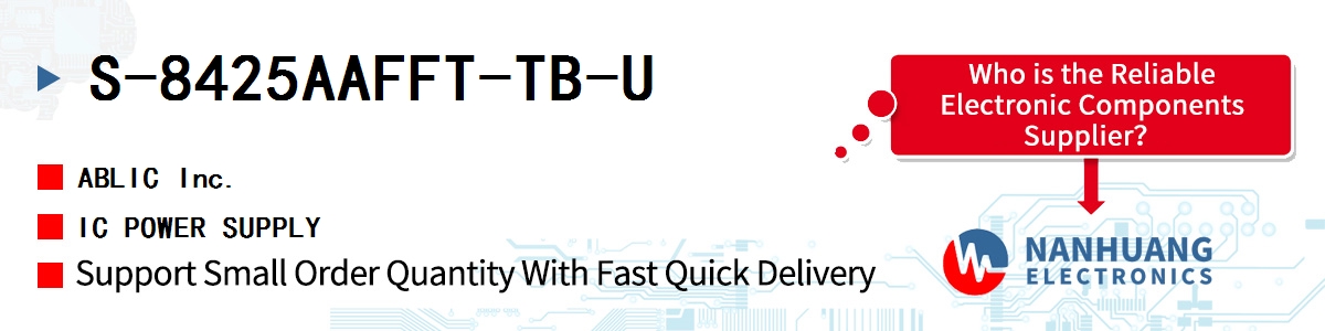 S-8425AAFFT-TB-U ABLIC IC POWER SUPPLY