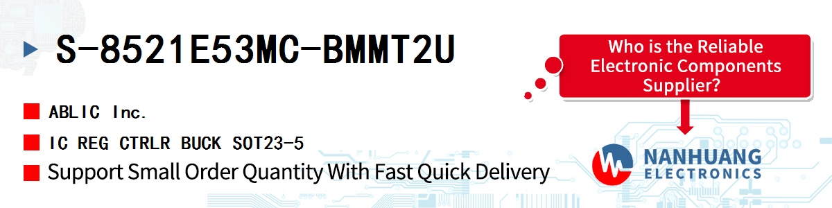 S-8521E53MC-BMMT2U ABLIC IC REG CTRLR BUCK SOT23-5