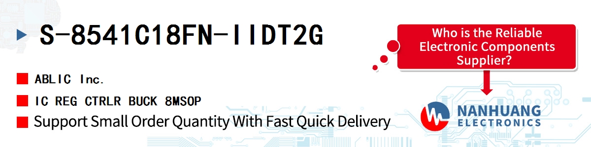 S-8541C18FN-IIDT2G ABLIC IC REG CTRLR BUCK 8MSOP